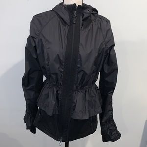 Zella Womens Black Zip Front Jacket Size M